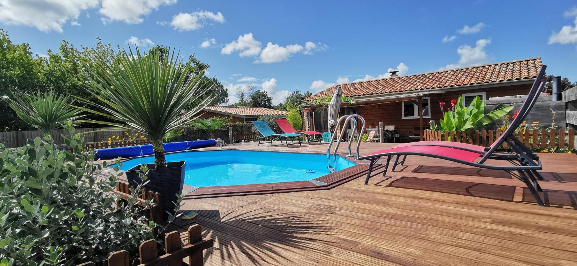 Maison & Piscine Prives,Plages Ocean Et Lac A 10 Kms Linxe 외부 사진